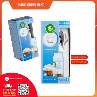 Bộ phun tinh dầu hương táo xanh Air Wick 250ml 2 huong tao xanh medium