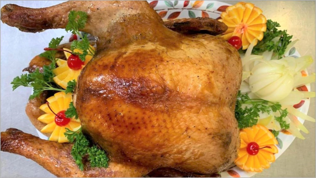 Cách làm gà nướng Giáng sinh từ gà ta bằng Amicook thơm ngon, mềm ngọt 2 làm gà nướng giáng sinh