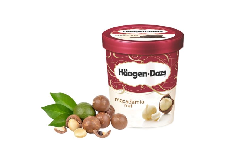 Kem Häagen-Dazs vị hạt Macadamia hộp vừa 473ml 9 Kem Häagen-Dazs vị hạt Macadamia hộp vừa 473ml