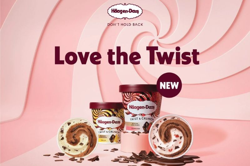 Kem Häagen-Dazs Vani Socola Hạt Giòn - hộp 420ml 6 Kem Haagen-Dazs Vani Socola Hạt Giòn hộp 420ml