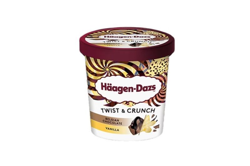 Kem Häagen-Dazs Vani Socola Hạt Giòn - hộp 420ml 1 Kem Haagen-Dazs Vani Socola Hạt Giòn hộp 420ml