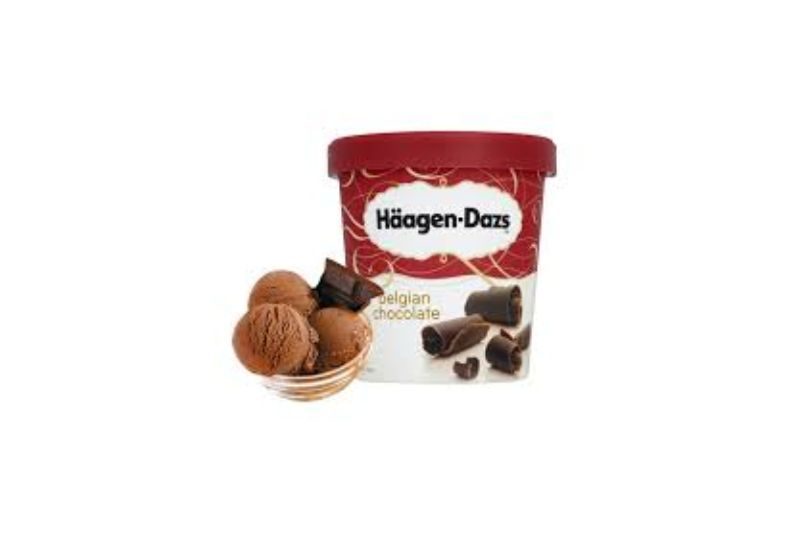 Kem Häagen-Dazs vị sôcôla Bỉ hộp 473ml 10 Kem Häagen-Dazs vị vị sôcôla Bỉ với hương vị thơm ngon đặc biệt