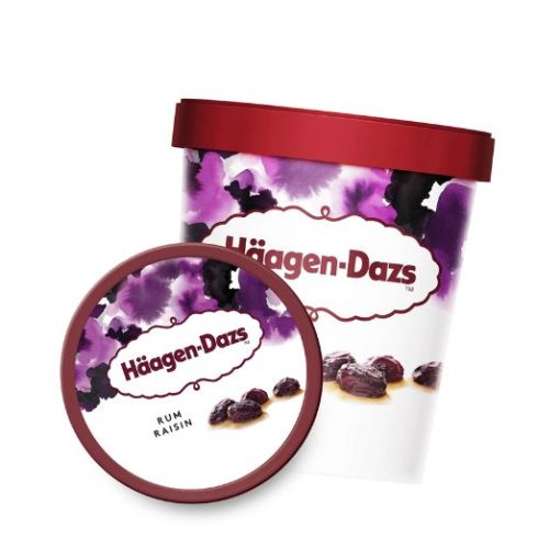Kem Häagen-Dazs Nho khô vị Rum hộp vừa 473ml