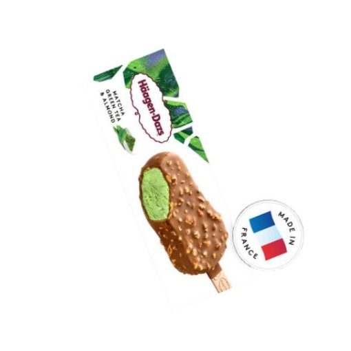 Kem Häagen-Dazs vị trà xanh hạnh nhân – que 80ml