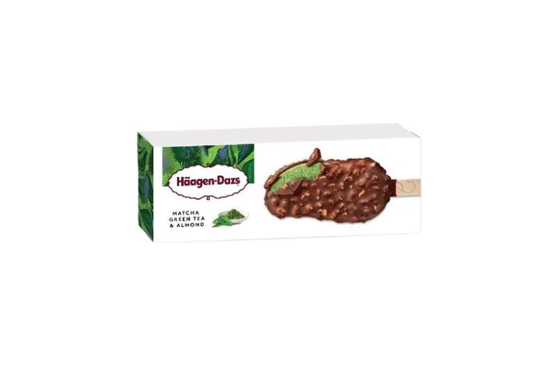 Kem Häagen-Dazs vị trà xanh hạnh nhân với hương vị thơm ngon đặc biệt 