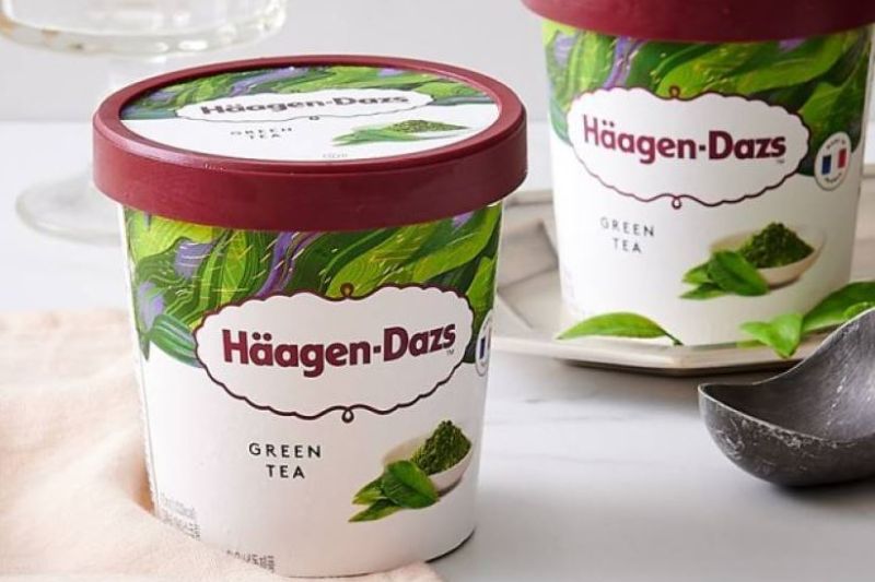 Kem Häagen-Dazs vị Trà xanh hộp 473ml 9 Thương hiệu Häagen-Dazs nổi tiếng với chất lượng sản phẩm
