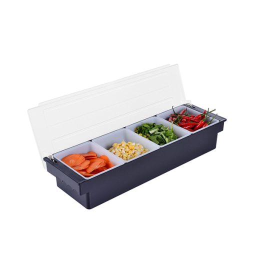 Khay Topping Nhựa 4 Ngăn 3 khay topping nhua 4 ngan tien loi