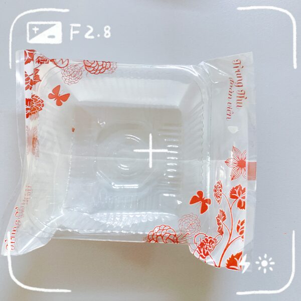 Set đóng bánh trung thu gồm túi + khay bánh (50-75g) - set 20 chiếc (code BK1120) 2 khuon75g 1 medium