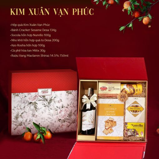 Hộp quà Tết 2025 Kim Xuân Vạn Phúc 03