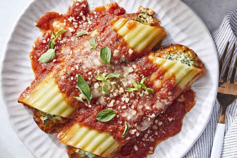 Làm Món Manicotti Đậm Đà Ngay Tại Nhà 1 manicotti