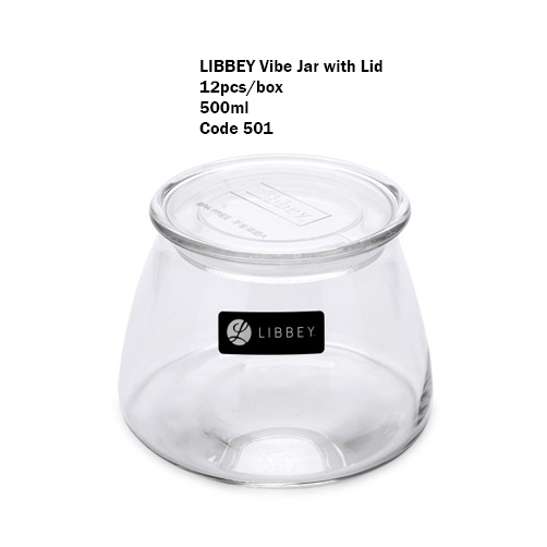 Lọ Libbey Vibe có nắp 500ml code 501 1 libbey 501 web3