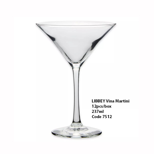Ly vang Libbey Vina Martini 237ml Code 7512 (Bán lẻ từ 6 chiếc)
