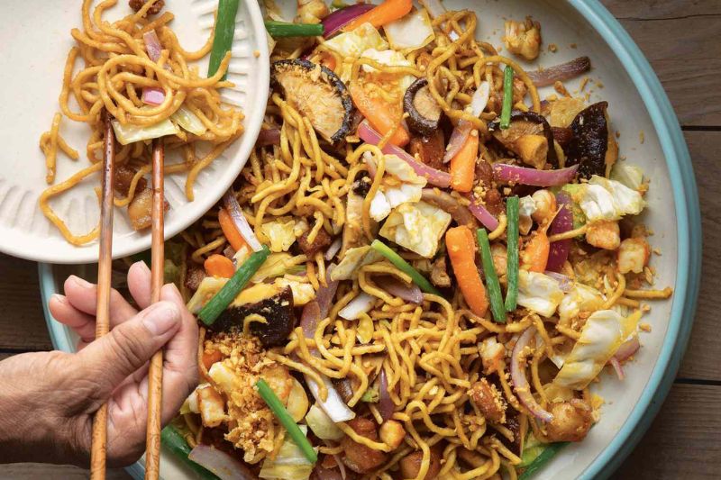 Đừng bỏ lỡ cách làm mì xào Pancit siêu đơn giản 5 pancit