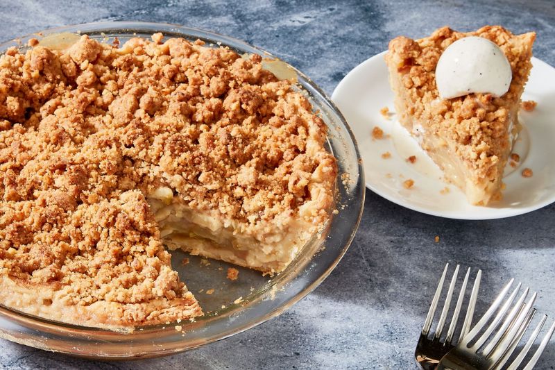 Bí quyết giúp bánh Apple crumble giòn tan, thơm ngon 2 apple crumble