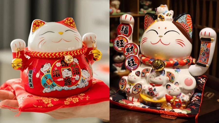 Ý nghĩa biểu tượng mèo thần tài cho ngày Tết 06