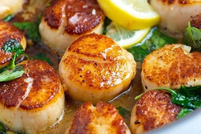 Các món ăn thơm ngon đơn giản chế biến bằng sò điệp 1 sò điệp