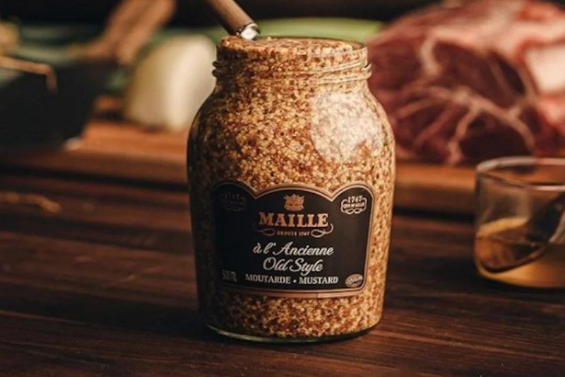 Mù tạt nguyên hạt Maile lọ 865g 9 mu tat nguyen hat maile 865g chat luong