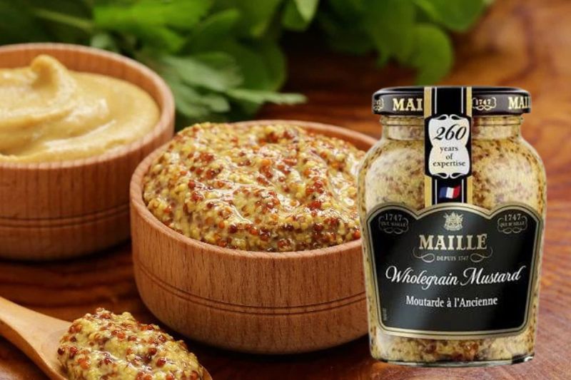 Mù tạt nguyên hạt Maile lọ 865g 10 mu tat nguyen hat maile 865g