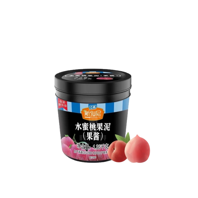 Mứt Sensini vị Đào Hồng - Hộp 1.36kg (K) 1 mut sensini vi dao hong hop 136kg k