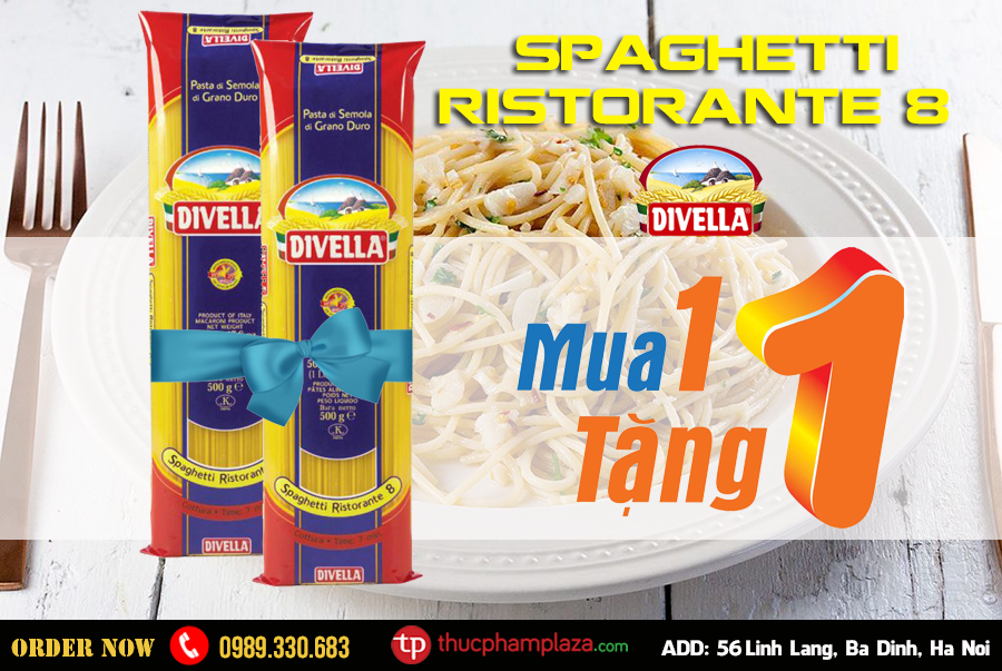 Thucphamplaza mách bạn cách làm mì Ý sốt bò băm cực ngon 1 my divella 8 KM large