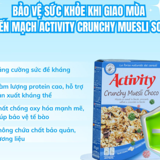 Ngũ cốc Activity 375g các loại tùy chọn 5 ngu coc Activity chat luong 1