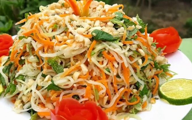 Món chay ngày Tết Đơn giản nhưng lại ngon 2 nom thap cam large