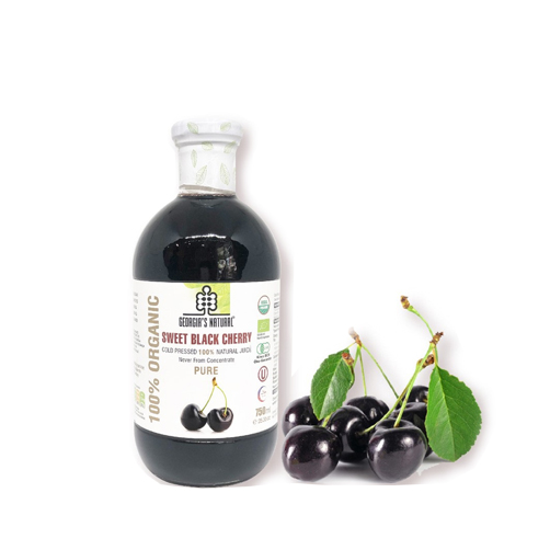 Nước trái anh đào đen hữu cơ hiệu Georgia's Natural - chai 300ml 1 nuoc anh dao den huu co 300ml