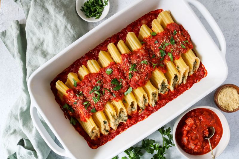 Làm Món Manicotti Đậm Đà Ngay Tại Nhà 7 manicotti