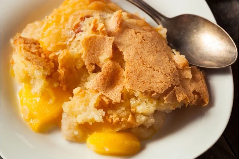 Chỉ 10 phút có ngay Peach Cobbler - món tráng miệng kiểu Mỹ 1 Peach Cobbler là gì?