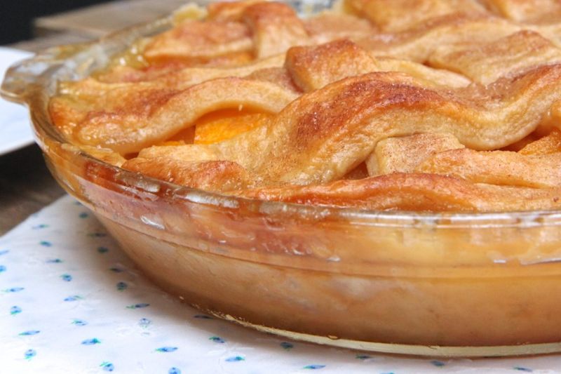 Chỉ 10 phút có ngay Peach Cobbler - món tráng miệng kiểu Mỹ 2 Peach Cobbler món ăn kiểu Mỹ