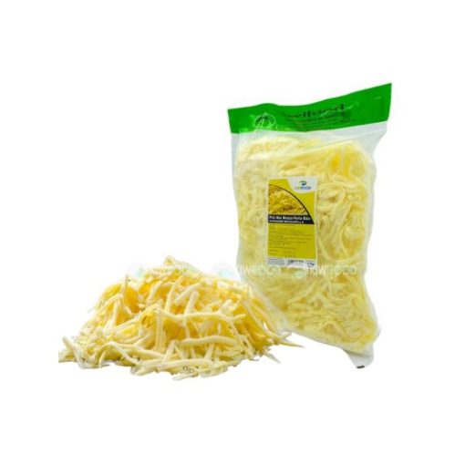 Phô mai Mozzarella bào sợi hiệu Kiwi Food với thiết kế tiện lợi
