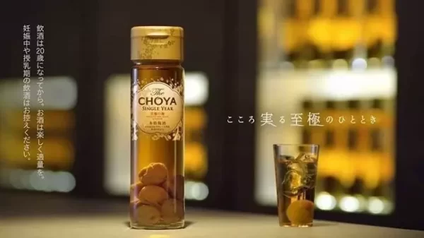 ruou choya golden ume fruit 650ml 2 medium