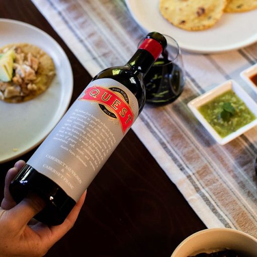 Rượu vang đỏ Quest (Mỹ) - Chai 750ml 5 ruou vang quest austin hope paso robles2