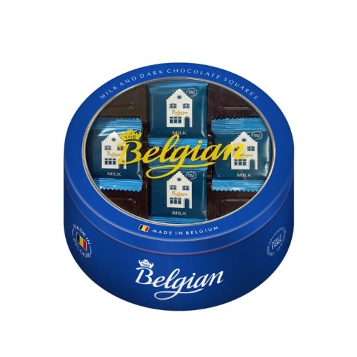 Socola Belgian hỗn hợp hộp tròn 125g 11 Socola Belgian hỗn hợp hộp tròn 125g