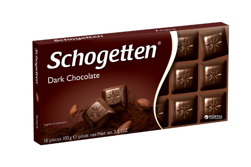 Sôcôla đen Schogetten "Dark Chocolate" – thanh 100g 3 Socola đen Schogetten Dark Chocolate – thanh 100g