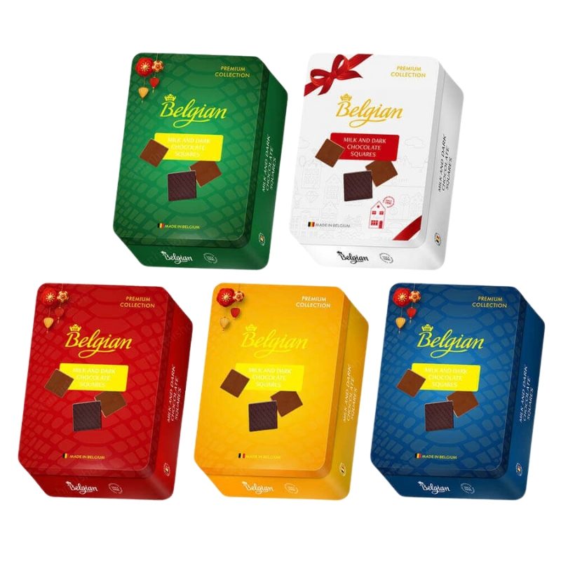 Socola hỗn hợp Belgian hộp 90g 2 Socola hỗn hợp Belgian hộp 90g