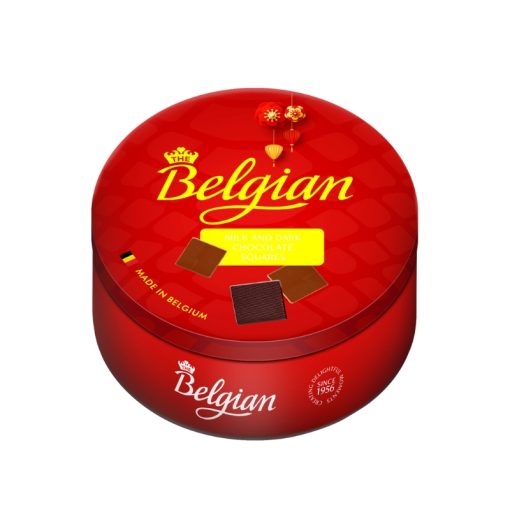 Socola hỗn hợp Belgian hộp tròn 52g