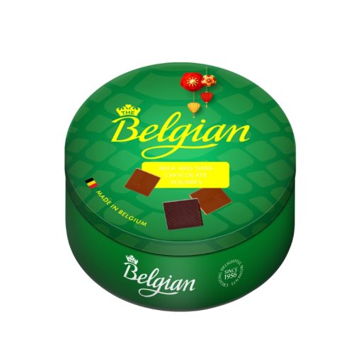 Socola hỗn hợp Belgian hộp tròn 52g
