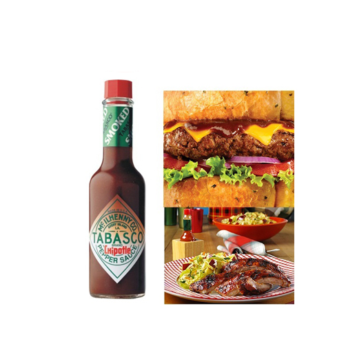 Sốt ớt "CHIPOTLE" hiệu Tabasco - chai nhỏ 60ml 1 sot chipotle tabasco 60ml