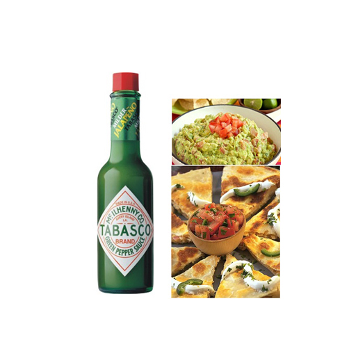 Sốt tiêu xanh Green Pepper "MILD" hiệu Tabasco - chai nhỏ 60ml 1 sot tieu xanh MILD tabasco 60ml