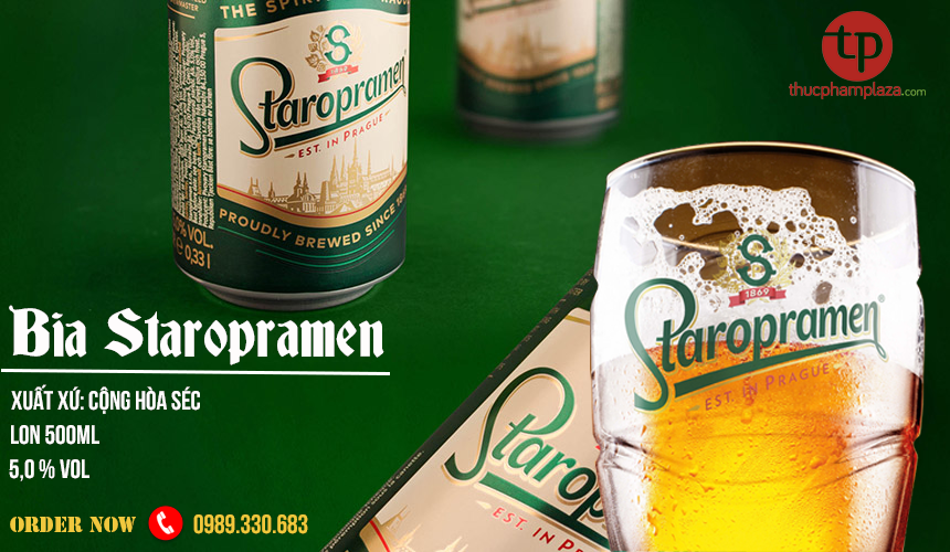 Staropramen vàng trắng của Cộng hòa Sec 1 staropramen large