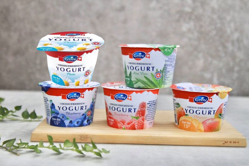 Sữa chua Emmi nguyên chất hộp 100g 8 Sữa chua Emmi nguyên chất hộp 100g