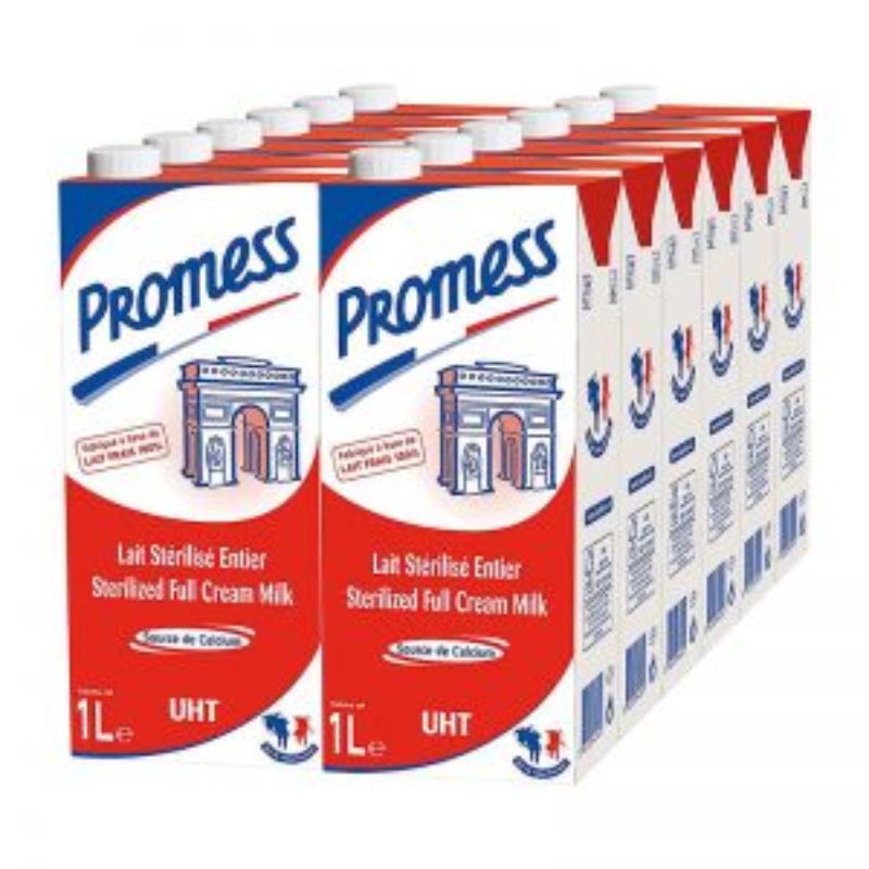 Sữa tươi tách béo 0,5% hiệu Promess - hộp 1L 2 Sữa tươi tách béo 0,5% hiệu Promess - hộp 1L