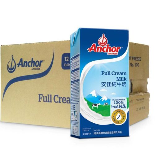 Sữa tươi tiệt trùng Anchor nguyên kem 100% fresh milk - hộp 1L 5 sua tuoi tiet trung nguyen kem anchor 3