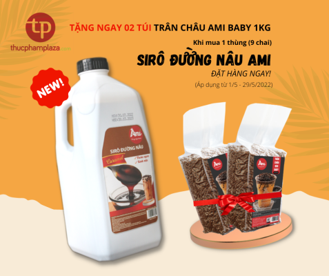 syrup duong nau AMI KM medium