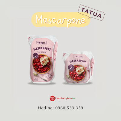 Phô mai Mascarpone Cheese hiệu TATUA 1kg 3 tatua mascapone medium