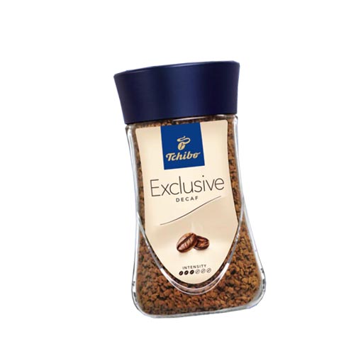 Cà phê hòa tan Tchibo Exclusive tách Cafein "DECAF" - lọ 100g 1 tchibo