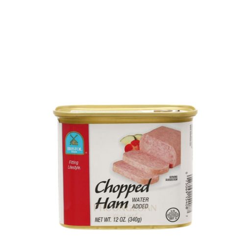 Thịt heo hầm xắt nhỏ Bristol Chopped Ham - hộp 340g 4 thit lon ham bristol 1