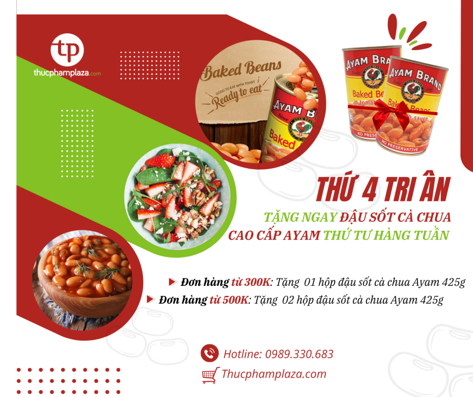 Thứ 4 tri ân cùng Thực Phẩm Plaza! 2 thu TU tri an large