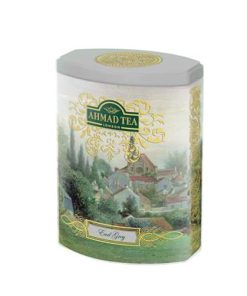 Trà Bá tước Earl Grey Ahmad - hộp thiếc bầu dục Cao 100g